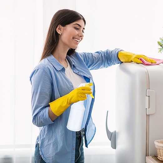 Yinder 18 Pcs 16 Oz Plastic Spray Bottle Bulk Empty Refillable Spray Bottles for Cleaning Solution Leak Proof Water Sprayer with Adjustable Nozzle Mist/Stream Mode(Red,Blue,Green,Yellow,Whtie,Black)