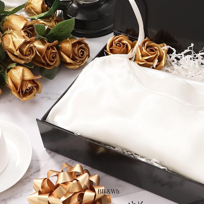 BLK&WH 6 Gift Boxes 11.5x8x2.5 Inches, Black Gift Boxes with Magnetic Closure Lids, Sturdy Shirt Boxes, Rectangle Collapsible Boxes for Gift Packaging (Glossy black)