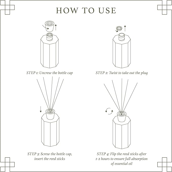 Reed Diffuser Set, 6.76 fl oz Bamboo Breeze Scented Oil Diffuser, Home Fragrance with Reed Sticks for Bedroom, Office, Bathroom Shelf Decor & Gifts