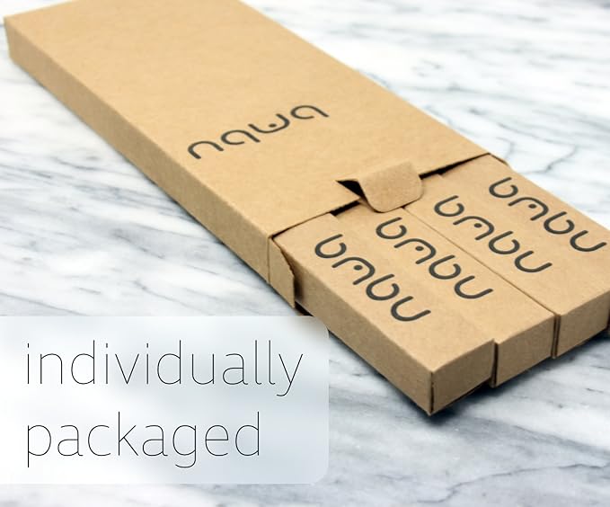 bmbu Bamboo Toothbrush 4 Pack - Medium/Soft Charcoal Bristles Tooth Brushes Wooden Handle - BPA Free, Eco Friendly, Vegan Product Gift Idea, Sustainably Grown in Recycled Biodegradable Packaging