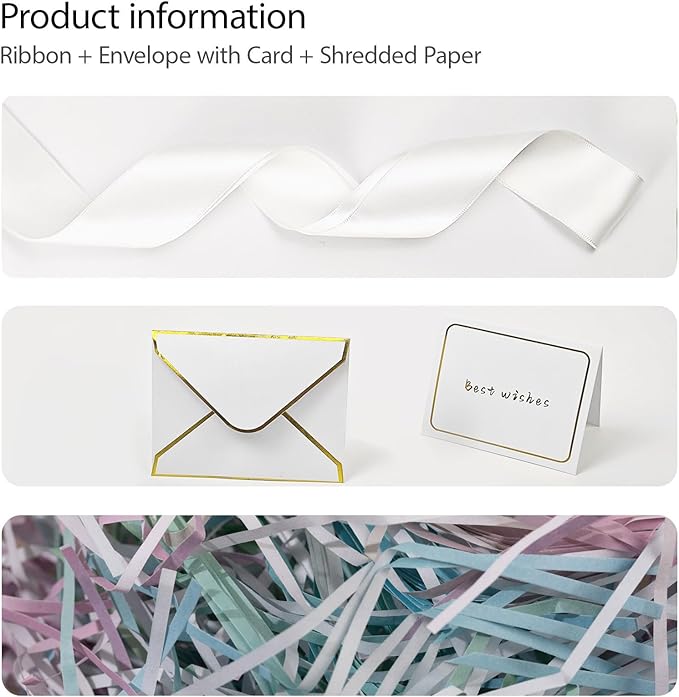 YINUOYOUJIA Extra Large Gift Box,17x11x11 inches White Gift Boxes with Lids for Presents,11-inch Deep Gift Box for Wrapping Gifts.Ideal for Birthday,Weddings,Anniversary,Christmas or Business.