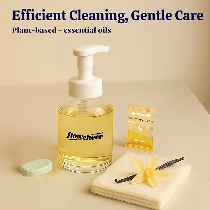 Foaming Hand Soap Refill Tablets, 24 Pack, Makes 216 fl oz (24 x 9 fl oz Bottles),Variety Fragrance,Fresh & Clean Handwash, Eco Friendly foam Soap Tablets