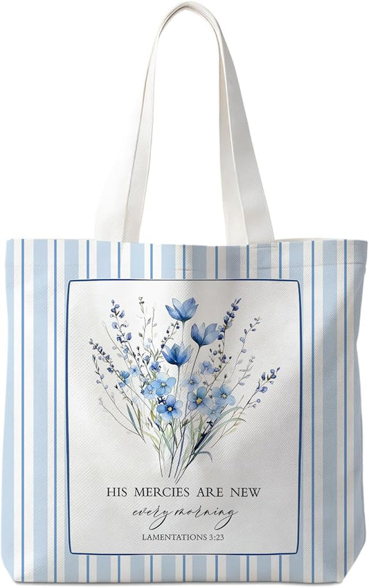 Animals-Flowers-Fruits-Bow Valentines Canvas Heart Tote Bag, Coquette Reusable Shopping Grocery Bags