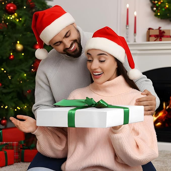 YANGTE 12 Pack White Gift Boxes with Lids for Presents, Large Gift Boxes for Clothes, Robe, Shirt - Assorted Sizes, Deep Robe Box for Christmas, Birthday and More