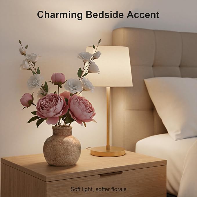 Ceramic Flower Vase, 5.5-Inch Terracotta Pottery Rustic Farmhouse Boho Vase, Handcrafted Decorative Vase for Home Decor, Centerpieces, Table, Living Room, Mantel, Shelf