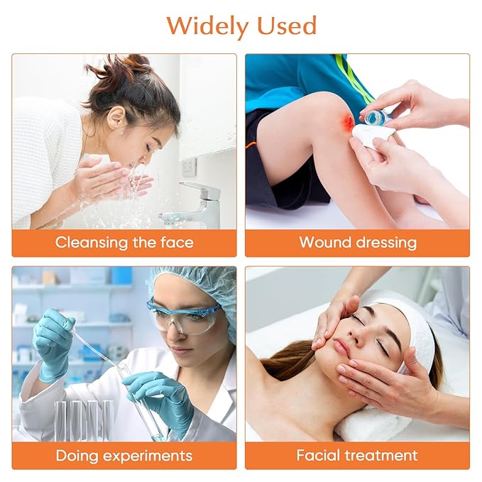 200pcs Makeup Remover Pads - 3. 9inch Reusable Facial Cleansing Pads Non-woven Makeup Removal Wipes for Daily Skincare