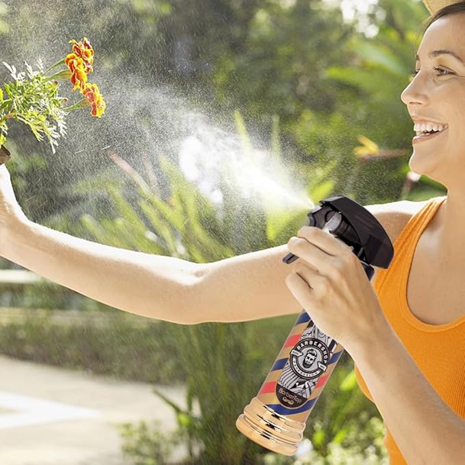 Barber Spray Bottle, Barber Stylist Fine Mist Sprayer, Refillable Container & Spray Bottle for Hairdressing, Cleaning, Plants 6.76 ounce (Blue)