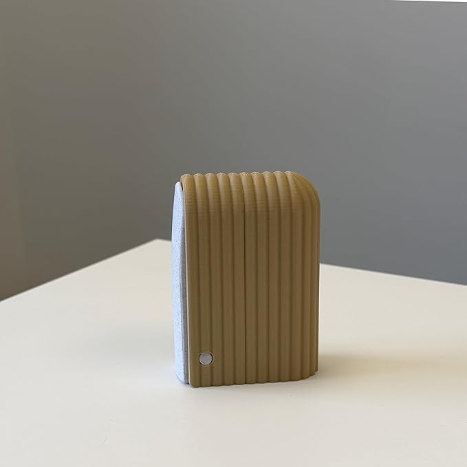 Push-Open Cotton Swab Holder & Dispenser – Modern Cotton Swab Organizer with Dustproof Lid | Bathroom & Vanity Storage Container | Easy One-Hand Access | Sleek Minimalist Design