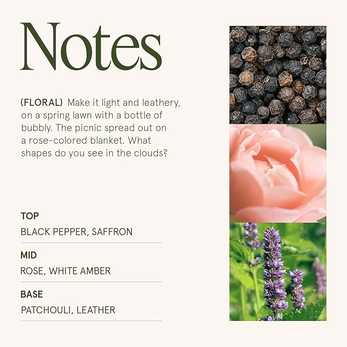 LA JOLIE MUSE Santal Rose Scented Candle – Saffron, Rose & Leather | 6 oz Natural Soy Wax | 40 Hours Clean Burn | Gift-Ready for Hosts & Gatherings | Elegant Home Decor