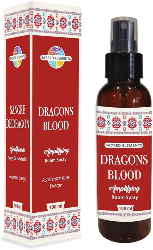 Sacred Element's Dragon’s Blood Room Spray | Natural Purifying Mist for Energy Clearing, Negativity Release, Spiritual Balance & Aromatherapy | 3.38 Fl Oz / 100ml Non-Toxic Air Freshener