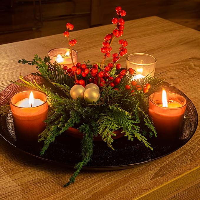 15 Pack Candle Glass Jars- 7oz Frosted Amber Empty Candle Containers with Bamboo Lids and Sticky Labels, Matte Brown Jars in Bulk for Making Candles- Dishwasher Safe-7 fl.oz