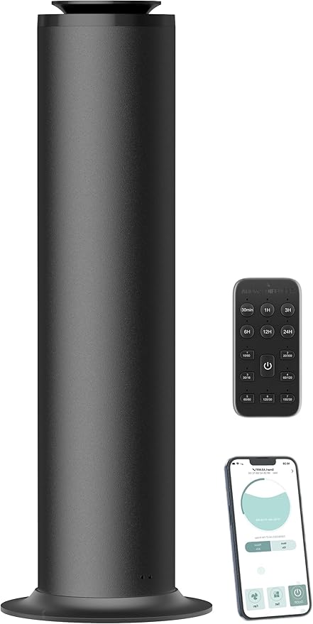 2800 Sq Ft Floor Standing Hotel Collection Diffuser, 600mL Scent Air Machine for Home Waterless Diffuser, Hotel Scent Cold Air Essential Oil Diffuser for Large Room, App & Remote Control