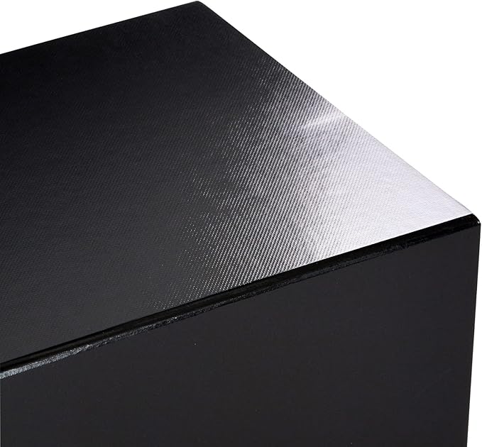 Stockroom Plus Magnetic Gift Boxes with Lids - 9.5 x 7 x 4 In, Gloss Black, Pack of 6 - Secure Magnetic Closure - Jewelry Gift Box Set for Birthday & Wedding Presents, Bridesmaid & Groomsmen Proposals