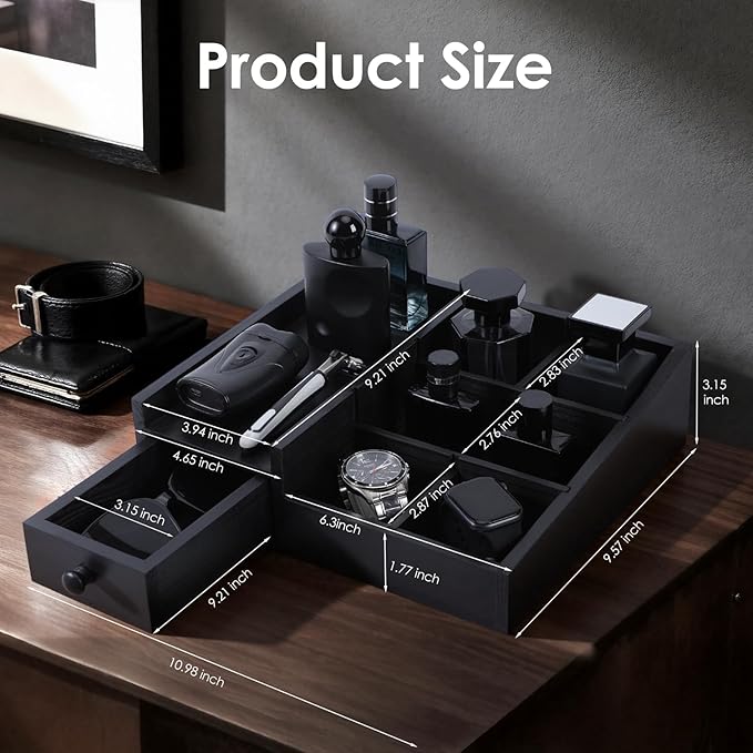 Cologne Organizer For Men,Perfume Organizer,Bathroom Organizers,Coffee Station Organizer,Shelf For Bathroom Counter,Counter Storage,Perfume Stand,Cologne Stand,Organizers for Vanity,Mens Gifts