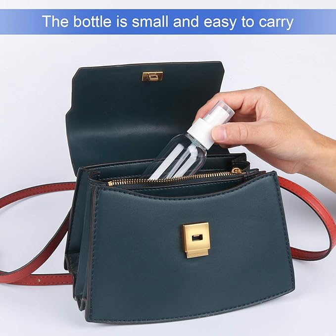 TRENDBOX 12 Pack Empty Transparent Plastic Fine Mist Spray Bottle 120 ml (4 oz)