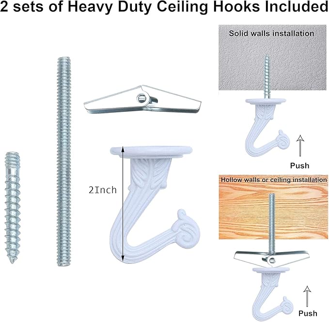 43 Inch Macrame Plant Hanger Large for up to 12 Inch Pot Extra Long Hanging Plant Holder No Tassels Jute Hanging Planter Basket for Indoor Outdoor Boho Decor, Brown 2 Pack