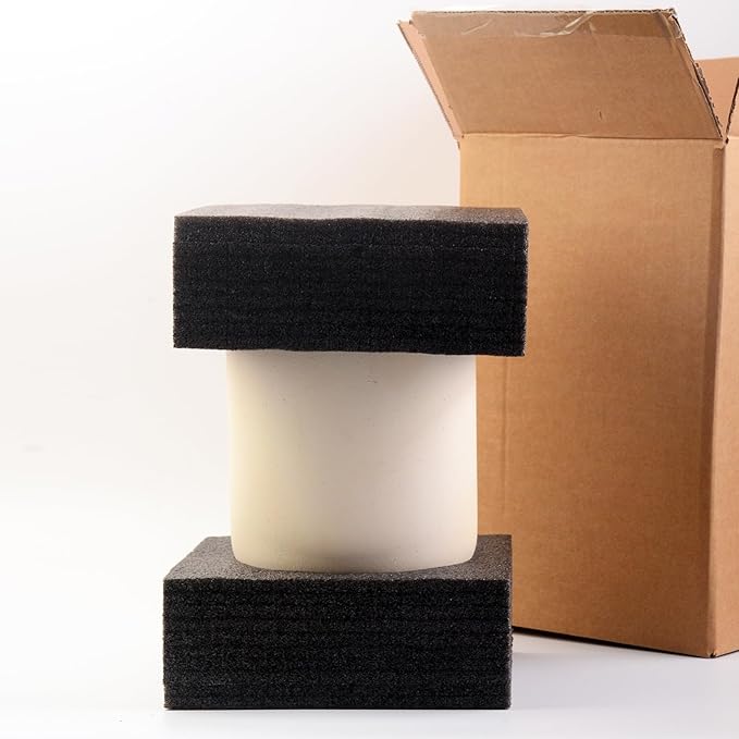 Plain Beige Ceramic Vase for DIY Painting - Customizable Handmade Pottery, Blank Canvas for Flower Arrangements, Home Decor, Wedding & Office Decoration (5.71L x 5.71W x 9.25H)