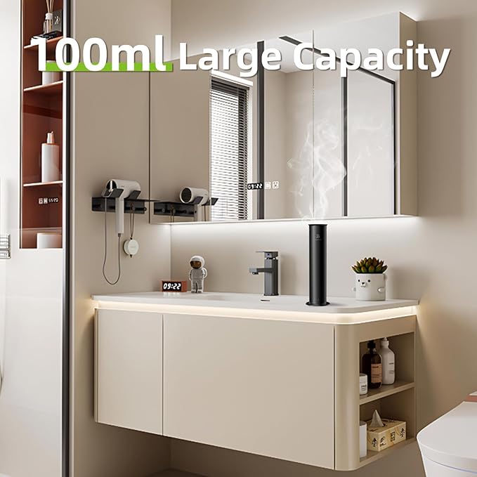 Air Diffusers for Home, Waterless Essential Oil Diffuser Large Room 2100 sq ft Coverage with Remote Control, Aluminum Scent Diffuser Starter Kit, 100ml New White Tea Essential Oil Included