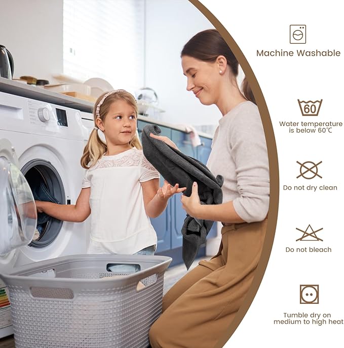 SEMAXE 4-Pack Luxury Bath Towels for Bathroom, 100% Cotton, Soft, Absorbent, and Quick-Drying, 55"x27", Purple, Perfect for Hotels, Gyms, and Spas