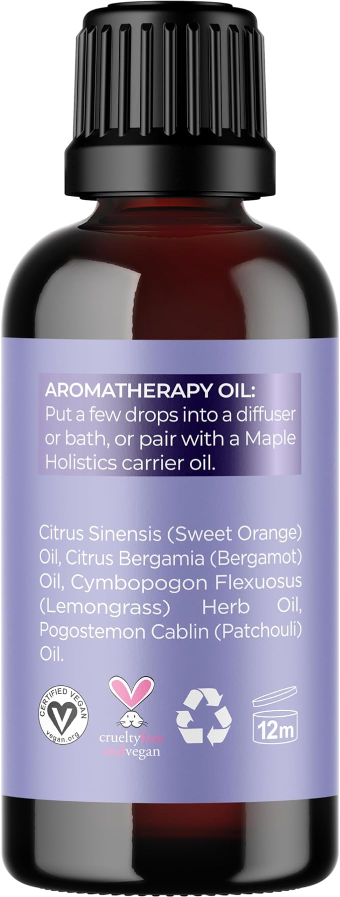 Unwind Aromatherapy Essential Oil Blend - Calming Essential Oils for Diffusers for Home Travel and Baths with Invigorating Pure Bergamot Patchouli and Citrus Essential Oils for Stress Support