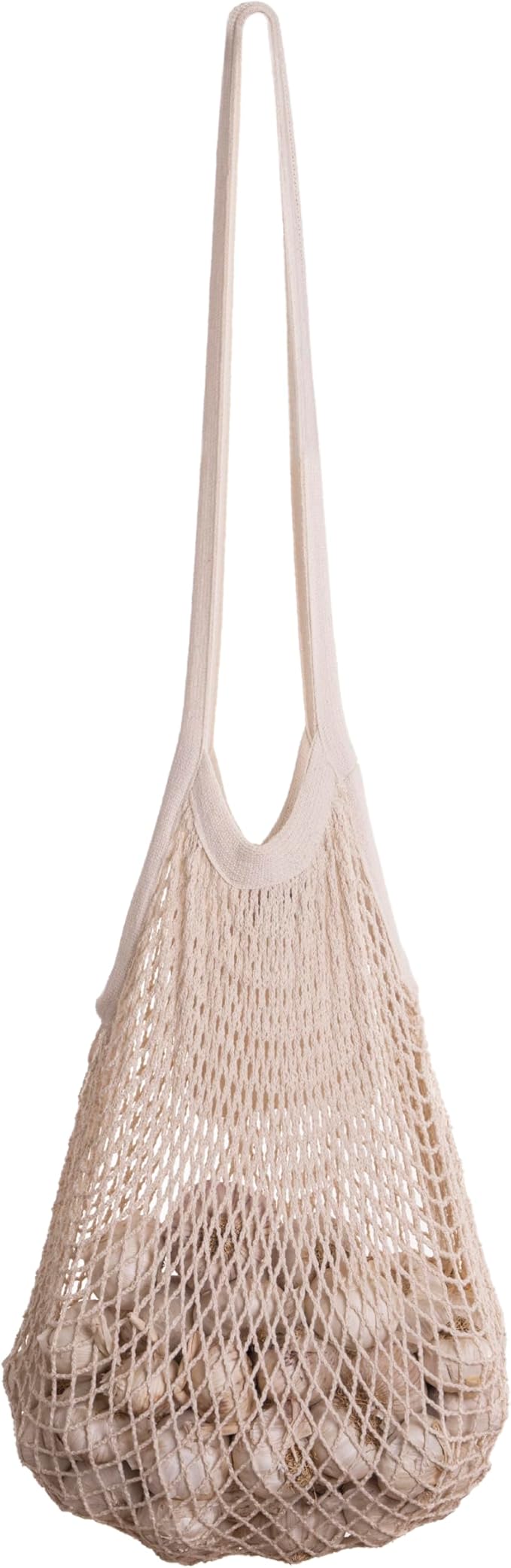 Cotton Mesh Onion Storage Bags - 100% Cotton, Reusable, and Washable Mesh Bags for Storing Potatoes, Onions, Garlic, and Other Root Vegetables - Foldable, Lightweight, and Airy Breathable (2 Totes)