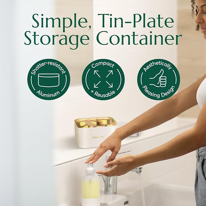 CLEANOMIC Foaming Hand Soap Tablets and Tablet Tin Bundle