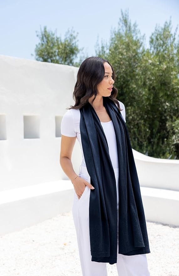 zestt Dreamsoft Travel Scarf, Wrap and Shawl for Women, Organic Cotton