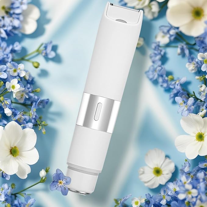 Women Body Hair Trimmer - Waterproof Wet Dry Electric Razor, Rechargeable Electric Grooming Tool, Razor For Smooth Skin | Bikini Line Shaver, Cordless Personal Care Shaving Accessory, Underarm Trimmer