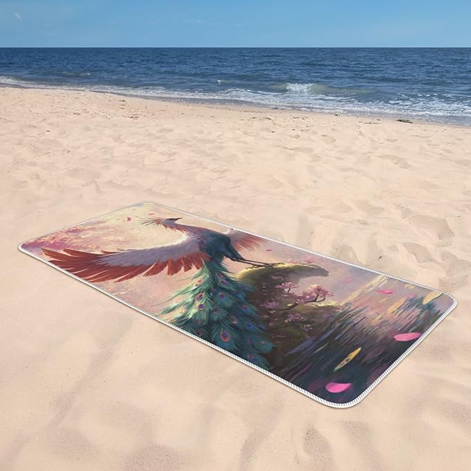 FengHung Quick Dry Microfiber Towel, Ultra Absorbent & Soft Coral Fleece Bath Towels for Body, Hair, Gym, Yoga, Spa & Travel - Lightweight & Fast Drying Multipurpose Towel (27"X55"