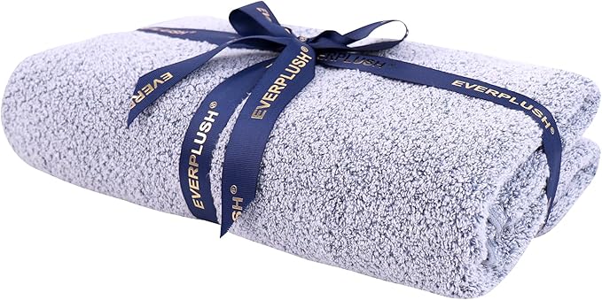 Everplush Diamond Collection Oversized Bath Towel – 1 Pieces, Super Soft & Highly Absorbent, Quick-Drying, Extra Large & Thick. Perfect for Bathroom, Pool, Swimming Use(Dusk, 30" x 56" 1PK)