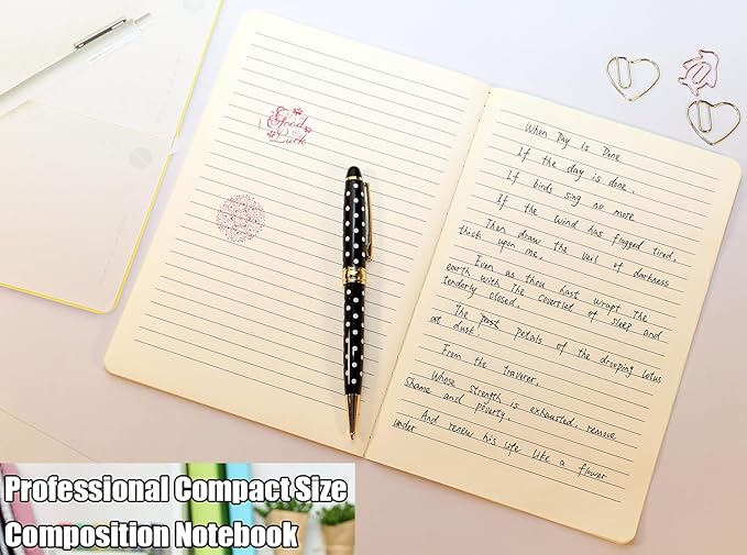 24 Pack A5 Lines Notebook Bulk Kraft Cover College Ruled, Lined Paper Travel Journals Composition Diary Subject Notebooks Planner, 60 Pages, 8.3”x 5.5”