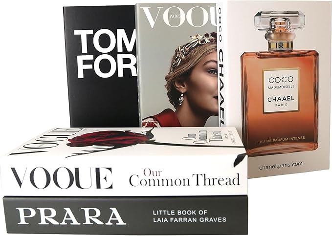 PTShadow 7 Pcs Decorative Books Aesthetic Chic Faux Book Set for Room Décor,Modern Home Decor Coffee Table Decor