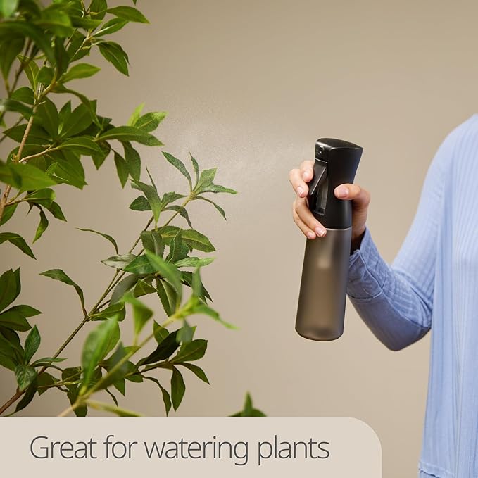 10 OZ Continuous Spray Bottles - Ultra Fine Mist Sprayer | Water Spray Bottle For Hair Stuff, Mister Spray Bottle For Plants Mister | Hair Spray Bottles For Hairstyling, Cleaning, Salons