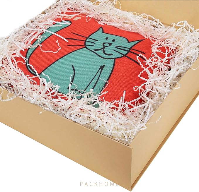 PACKHOME 17x14.5x5.5 Inches, Extra Large Gift Box with Lid, Magnetic Closure Box for Clothes and Large Gifts (Kraft)