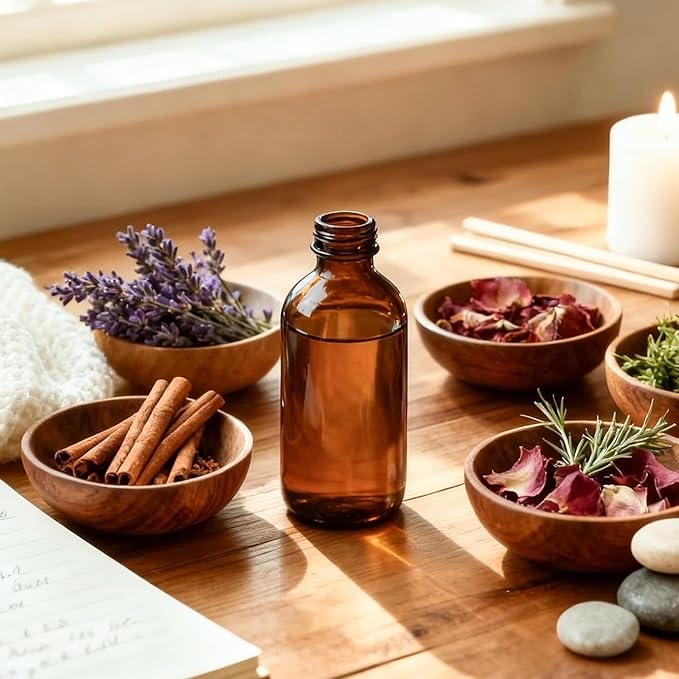 24 Pack 8 oz Amber Glass Boston Round Bottles with Phenolic Polycone Caps – Airtight, Leak-Proof Bottles for Vanilla Extract, Kombucha Brewing, Essential Oils, and Homemade Solutions