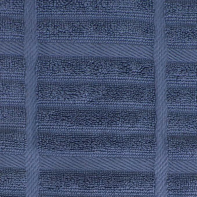 All-Clad Solid & Coordinate Kitchen Towels: Highly Absorbent, Super Soft Long Lasting 100% Cotton, 17" x 30" Tea Towels for Cleaning & Drying Dishes, Pans, Glassware, Countertops, 4-Pack, Indigo