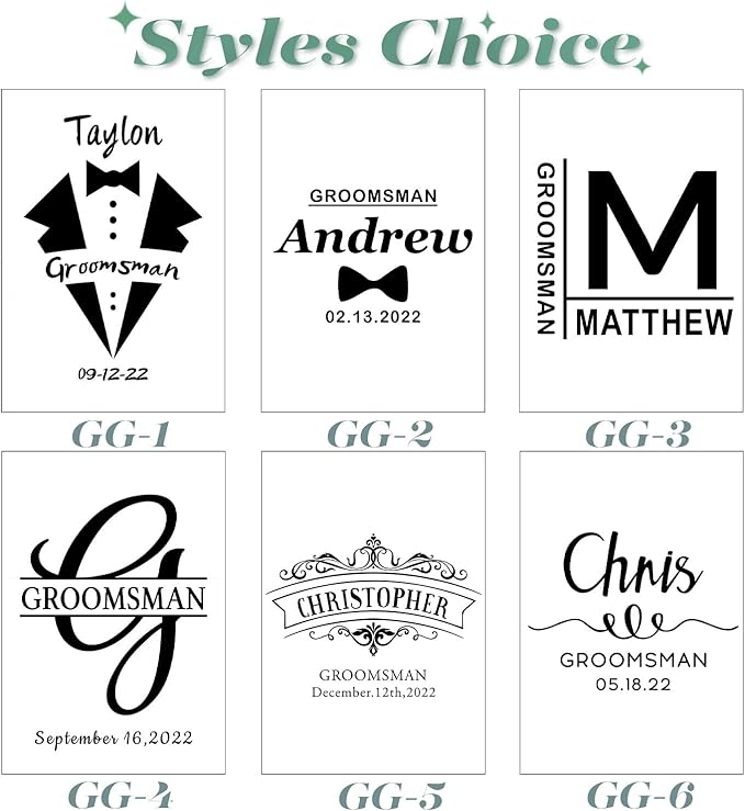 awofer Custom Groomsmen Gifts Personalized Wood Phone Docking Station Best Engraved Groomsmen Proposal Gift Wooden Wedding Gifts For Groomsman Bachelor Party Best Man Groom Gift（Multiple Styles