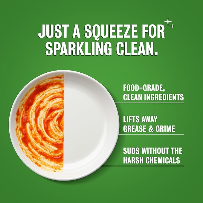 Rebel Green Super Deluxe Dish Soap - Natural Dishwashing Soap - Liquid Dish Detergent - Sustainable Dish Liquid Scented with Chai Tea - (16 oz Bottles, 2 Pack)