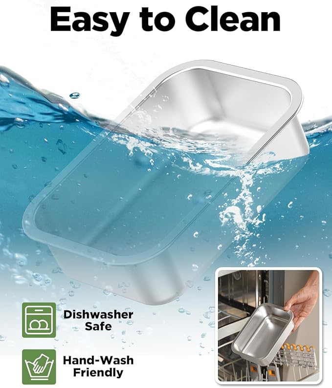 Cordless Electric Lunch Box for Adults – 1.2L Stainless Steel Self-Heating Lunch Box with 20000mAh Removable Rechargeable Battery, Portable Heated Food Warmer for Work, Travel & Office