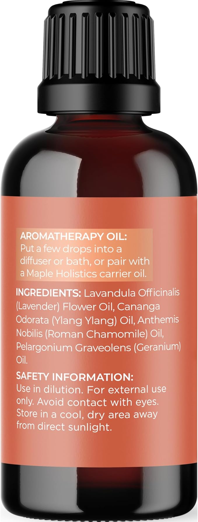 Relaxing Essential Oil Blend for Diffuser - Aromatherapy Blend of Essential Oils for Diffusers for Home and Travel Stress Support with Lavender Geranium Roman Chamomile and Ylang Ylang Diffuser Oils