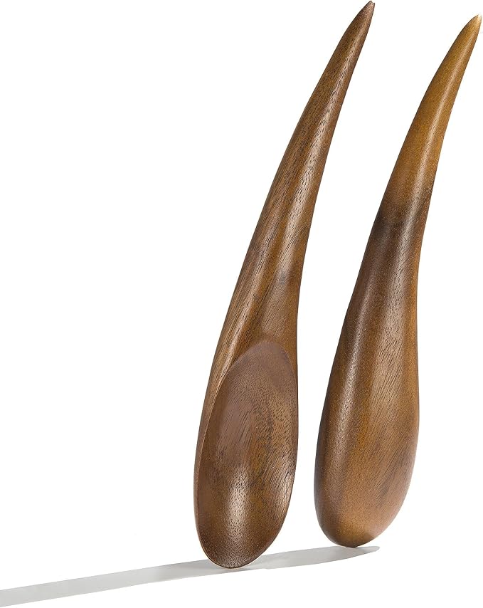 Nambé Harmony 3-Piece Salad Set – 12" Acacia Wood Serving Bowl with 12" Tongs – Designer Salad Bowl & Server Set for Dining, Entertaining & Kitchen Décor – Flowing Curves & Elegant Lines