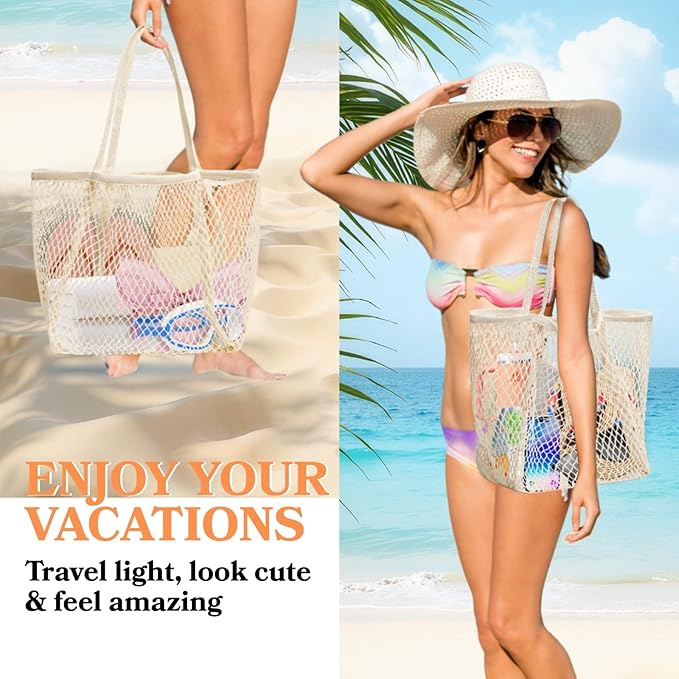 Ofiray-home Cotton Christmas Tote Bag for Woman, Reusable Mesh Grocery Bags with Handles, Greeting Card, Ideal Xmas Gift