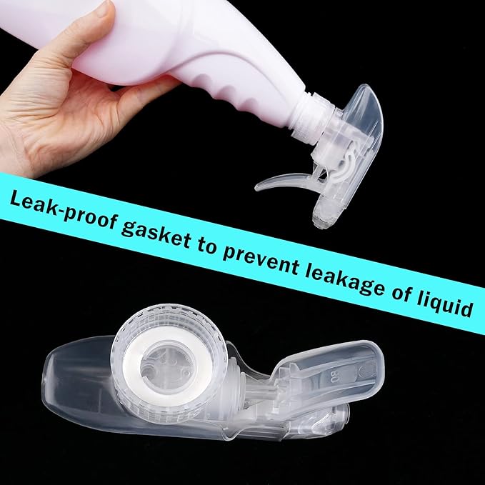 Foaming Spray Heads Spray Bottle Nozzles Foam Nozzles Plastic Heavy Duty Spray Nozzle Replacement Head Leak Proof Water Bottle Spray Nozzles Adjustable Head Sprayer 2 Pcs