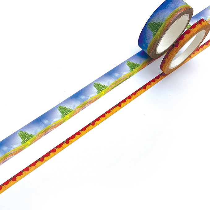 Paper House Productions The Wizard of Oz Set of 2 Foil Accent Washi Tape Rolls for Scrapbooking and Crafts - Emerald City