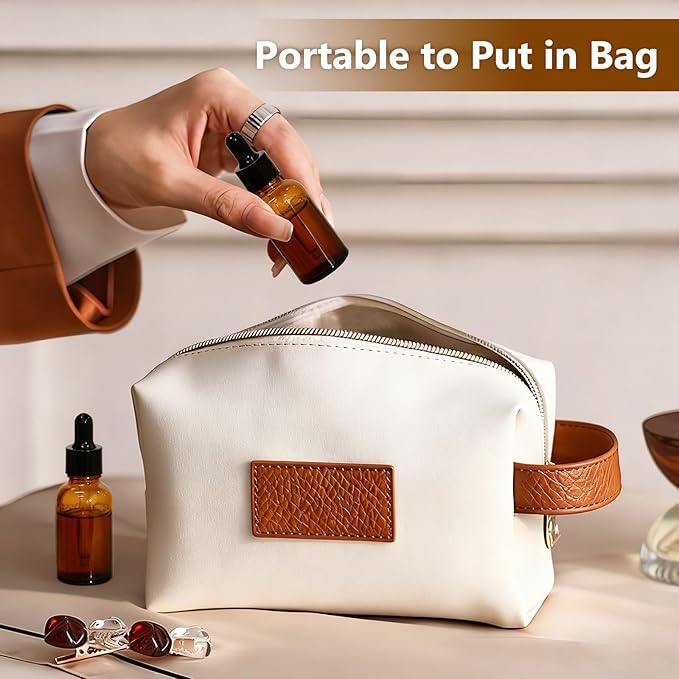 KEYWING 50 Pack 1/2oz Eye Dropper Bottles – 15ml Leakproof Amber Glass Bottles for Essential Oils, Tinctures, Hair Oils, Travel Liquids