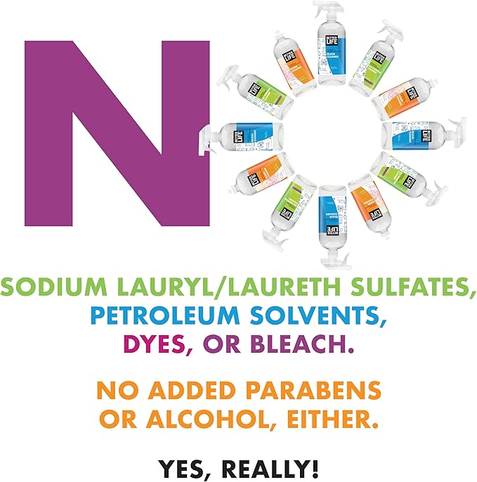 BETTER LIFE Bathroom Cleaner - Tea Tree Bathtub & Shower Cleaner Spray for Glass and Tile - Foaming Mold and Mildew Remover for Tub Works on Hard Water Stains - 32oz (Pack of 2)