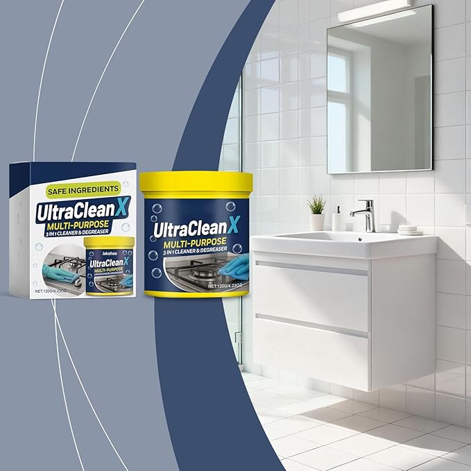 Powder Cleaner - Toilet Cleaning Powder And Powered Cooker Degreaser For Bathroom Kitchen Household Use, Cleans Glass Sink Oven Bathtub Wall Floor Bowl, Easy To Apply And Effective Cleaning Solution