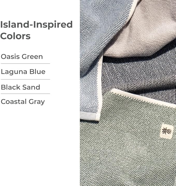 Cariloha Two Toned Bath Towel |Oasis Green | 28"x54" | Turkish Cotton & Viscose Material Blend | Extra Smooth, Odor Resistant and Highly Absorbent