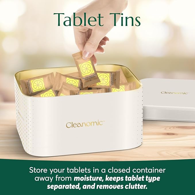 CLEANOMIC Foaming Hand Soap Tablets and Tablet Tin Bundle