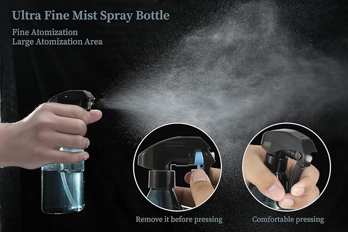 driew Plant Mister Spray Bottle, 10oz Plant Spray Bottle for Plants Misting Bottle Plant Water Spray Bottle Fine Mist Spray Bottle -Clear Blue,6 Pack